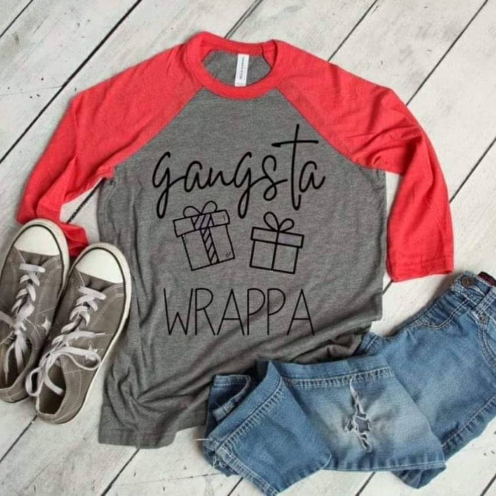 Gangsta Wrappa Raglan